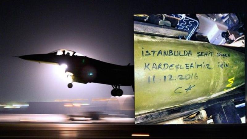 Türk əsgərinin PKK-nı məhv edən bombaların üzərinə yazdığı sözlər -