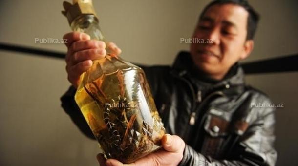 İlandan hazırlanan alkoqollu içkilər - FOTOLAR