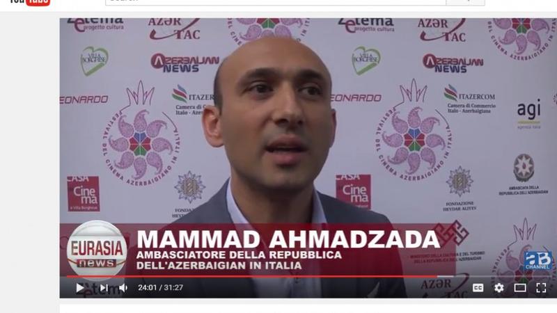 İtaliya televiziyasında Azərbaycanla bağlı veriliş yayımlandı