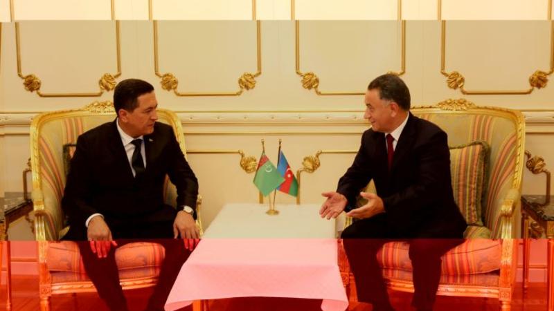 Ramil Usubov Türkmənistan daxili işlər naziri ilə görüşdü