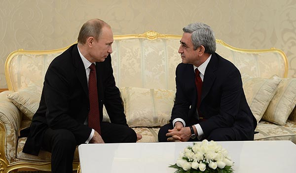 Image result for Putin Sərkisyan