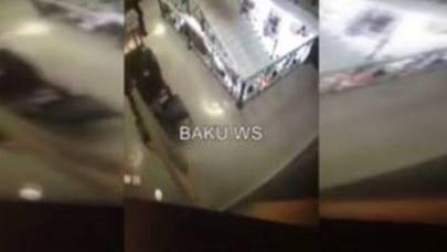 Bakının mərkəzində kabus görüntüləndi - VIDEO