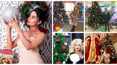 Məşhurlarımızın Yeni İl əhval-ruhiyyəli FOTOLARI