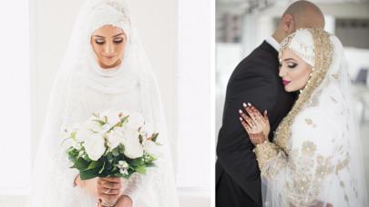 Ən gözəl hicablı gəlinlər - FOTOLAR