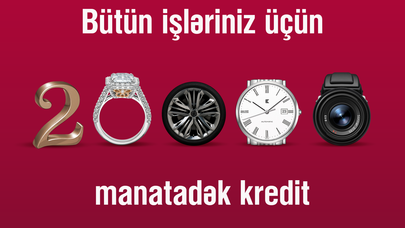 Bütün işlərinizin həlli üçün 20 000 manatadək nağd pul krediti