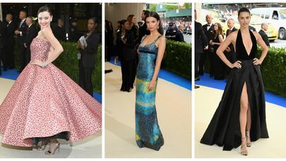 Ulduzlar "Met Gala"da bir-biri ilə dəb və gözəllik yarışına girdi - FOTOLAR