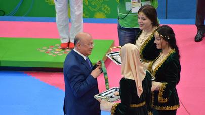 İslamiada: Medalçıları Kəmaləddin Heydərov mükafatlandırdı - - FOTOLAR