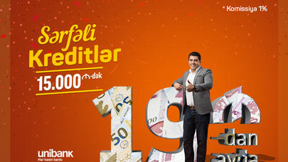 Unibank sərfəli yay kreditləri təklif edir