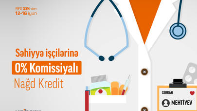 "Unibank"dan tibb işçilərinə bayram hədiyyəsi