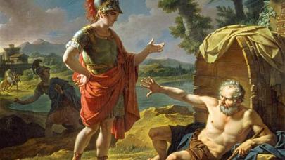 İskəndərə meydan oxuyan, çəlləkdə yaşayan, çılpaq insan axtaran filosof - - FOTOLAR