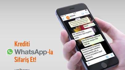 "Unibank"dan krediti Vatsapla götür!