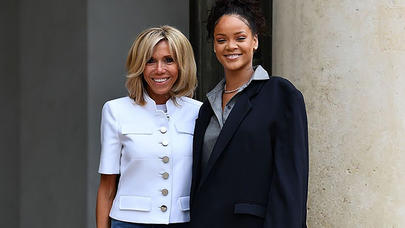 Rihanna birinci xanımla görüşə bu tərzdə getdi - FOTO