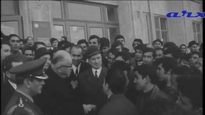 Türkiyə prezidenti Cövdət Sunayın Azərbaycan səfəri - NADİR GÖRÜNTÜLƏR - VİDEO