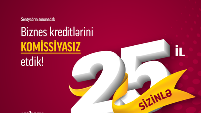 Unibankda biznes kreditləri komissiyasız oldu
