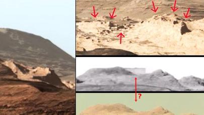 Marsda şəhər tapıldı - VİDEO