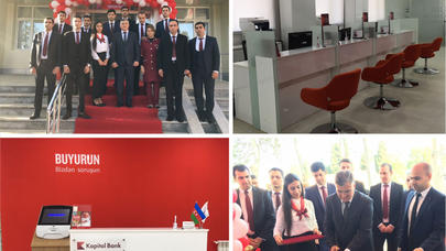 Kapital Bank-ın Tərtər filialı istifadəyə verildi