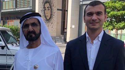 Dubay əmiri, vitse-prezident və baş nazir BAKI KAFESİNDƏ - FOTOLAR