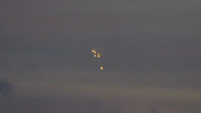 Kəndin üstündəki UNO-lar hər kəsi təəccübləndirdi - VİDEO