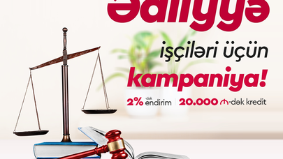Kapital Bank ədliyyə işçilərinə endirimlə kredit təqdim edir
