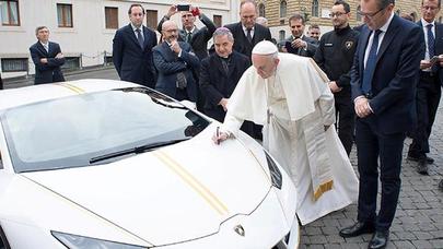 Papa “Lamborghini”dən imtina etdi - HƏRRACA ÇIXARILACAQ