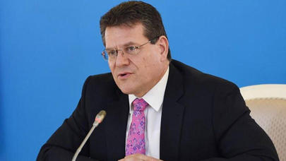 Maroş Şevçoviç: "Türkmənistanın "Cənub Qaz Dəhlizi"nə qoşulması müzakirə edilir"