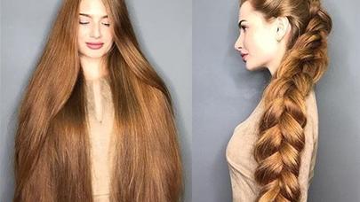 Stress nəticəsində keçəl qalan qız indi saçları ilə pul qazanır – FOTO