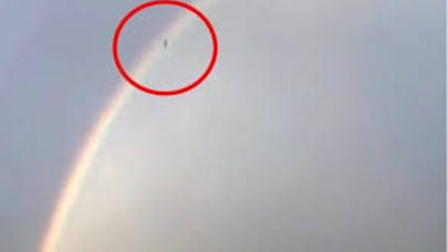 İldırım zamanı yerə NAMƏLUM OBYEKT düşdü - - VİDEO