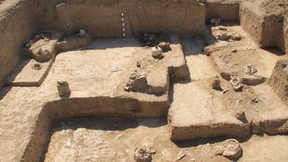 Ağsuda arxeoloji qazıntı: 25 qəbir tapıld - FOTO