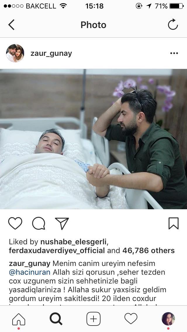 Məşhurlar Hacı Nuranı ziyarət etdilər - FOTOLAR