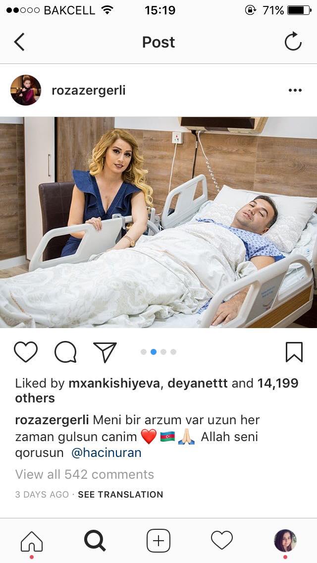 Məşhurlar Hacı Nuranı ziyarət etdilər - FOTOLAR