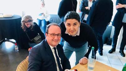 Fransa prezidentinin azərbaycanlı tərcüməçisi: "Olland məni görəndə təəccübləndi" - FOTOLAR