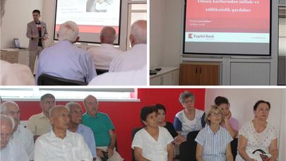 "Kapital Bank" təqaüdçülər üçün növbəti təlim keçirdi