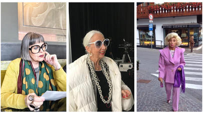 İtaliyanın təqaüdçü qadınları stilləri ilə gənclərə meydan oxudu - FOTO