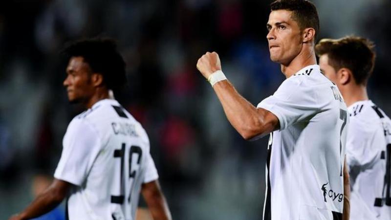 Ronaldo "Yuve" azarkeşlərini coşdurdu - VİDEO