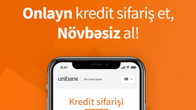 Krediti onlayn sifariş edin, bankda vaxt itirməyin!