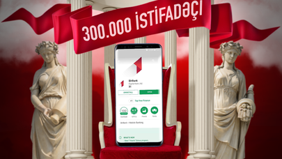 "BirBank" tətbiqini 300 000-dən artıq istifadəçi yükləyib
