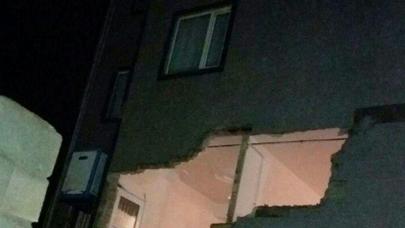 Zəlzələdən sonra insanlar küçələrə axışdı - VİDEO