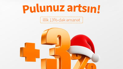 "Unibank"dan yeni depozit kampaniyası: +3% hədiyyə