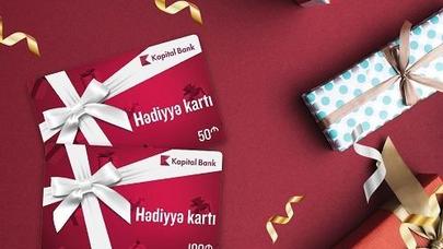 “Kapital Bank” hədiyyə kartlarını təqdim edir