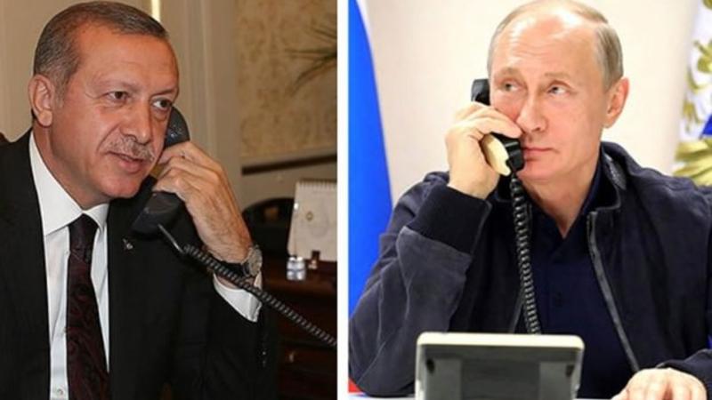 Ərdoğanla Putin telefonda bu məsələləri müzakirə etdi