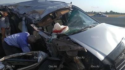 Azərbaycanda 8 nəfərin ölümünə səbəb olan qəzanın GÖRÜNTÜLƏRİ YAYILDI - FOTO/VİDEO