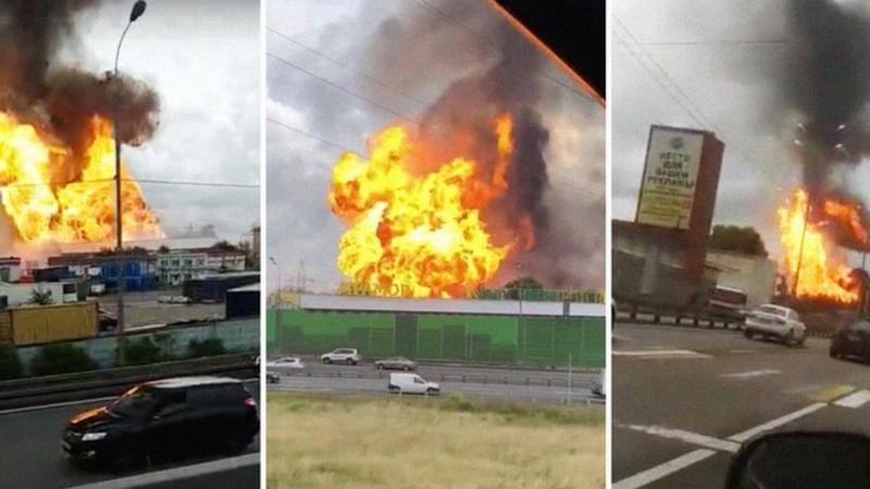 İstilik Elektrik Stansiyası partladı, ardınca isə... - FOTO