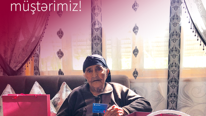 "Kapital Bank"ın əməkdaşları 123 yaşlı müştərini ziyarət etdi