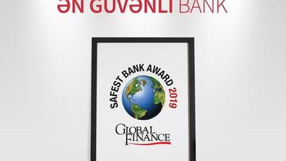 "Kapital Bank" Azərbaycanın “Ən Güvənli Bank”ı seçildi