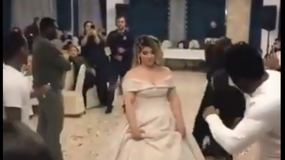 Azərbaycanlı qız qaradərili kişiyə ərə getdi - Toydan MARAQLI GÖRÜNTÜLƏR/VİDEO