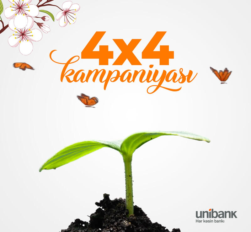 "Unibank"dan biznesə Bahar hədiyyəsi: 4 təklifdən istədiyinizi seçin!