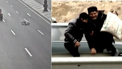 Azərbaycanda dəhşətli YOL QƏZALARI: ürəyi zəif OLANLAR BAXMASIN! - VİDEO
