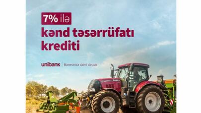 Unibankdan kənd təsərrüfatına daha bir dəstək