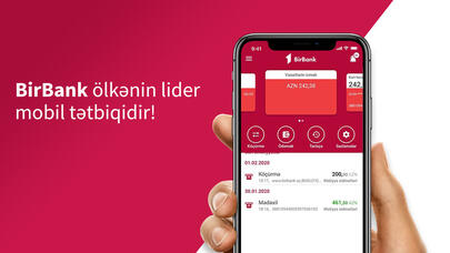 BirBank ölkənin lider mobil tətbiqidir!