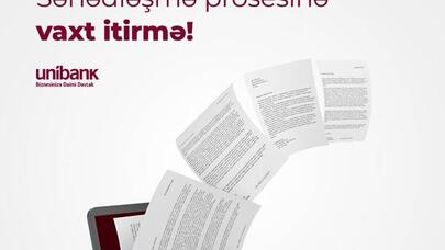 "Unibank" biznes sahiblərinə kredit xəttindən banka gəlmədən istifadə imkanı yaradıb
